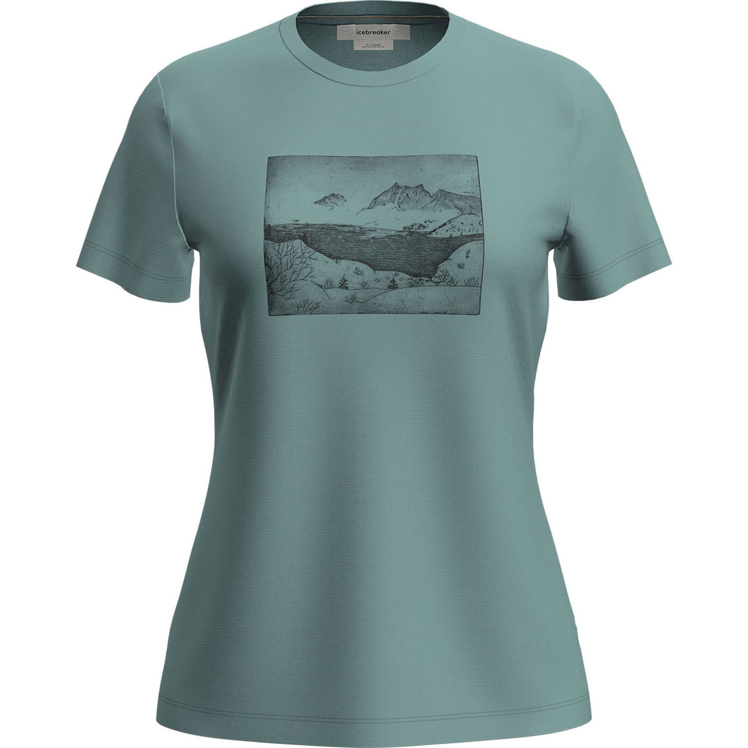 Women Mer 150 Tech Lite SS Tee Lake View Women Mer 150 Tech Lite SS Tee Lake View