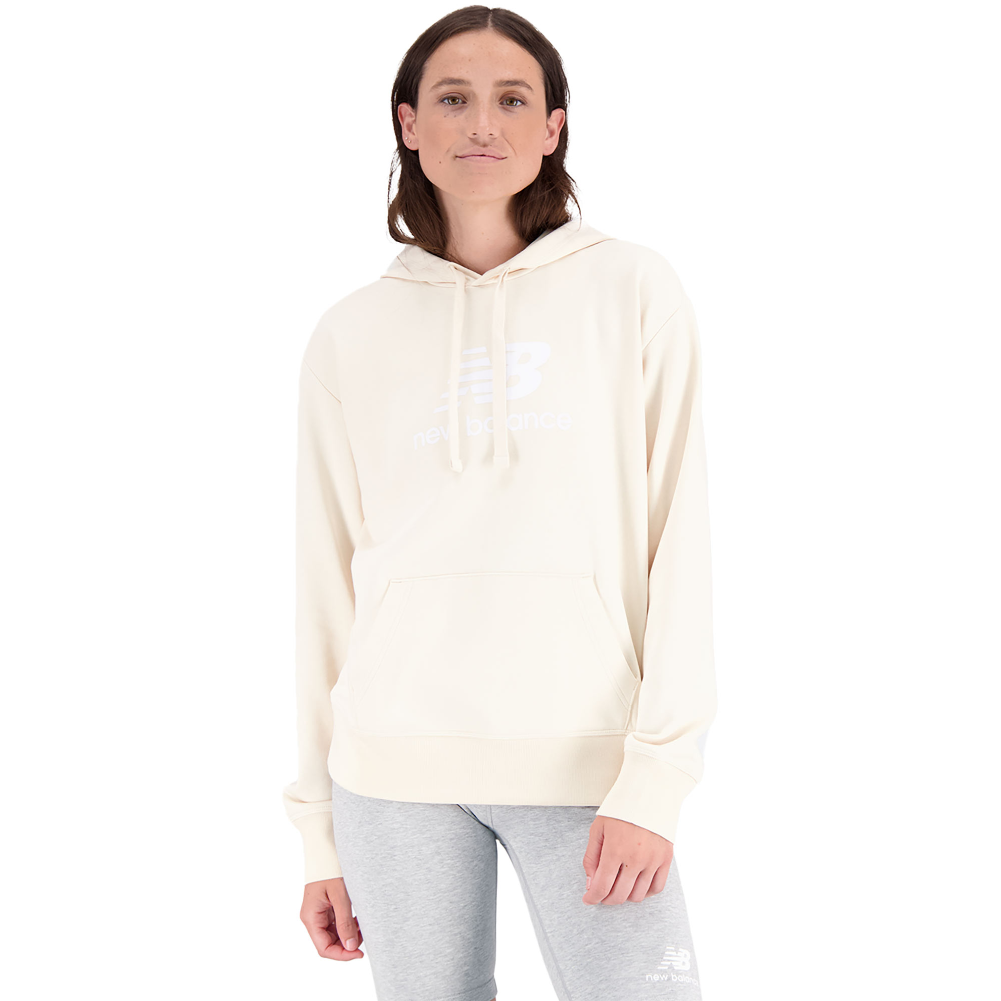 W Essentials Stacked Logo Hoodie W Essentials Stacked Logo Hoodie