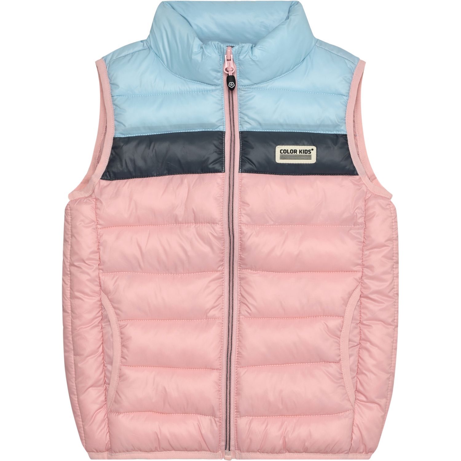 Waistcoat Quilted, Colorblock