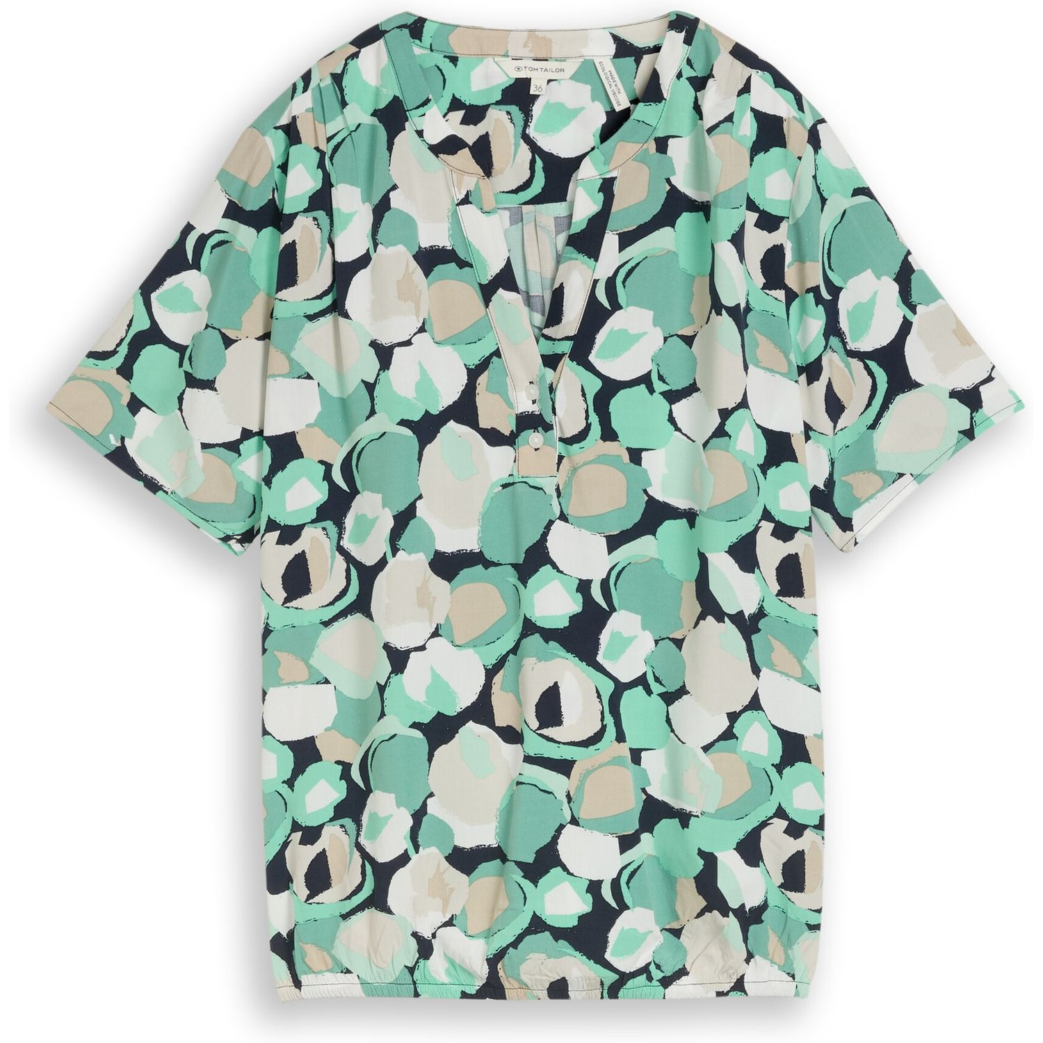 1049796 Blouse printed shortsleeves