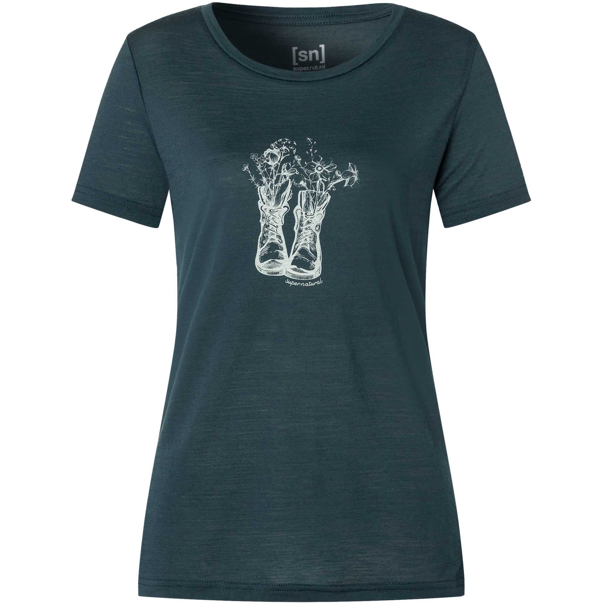 W FLOWER BOOTS TEE W FLOWER BOOTS TEE